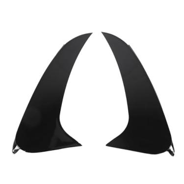 Imagem de aqxreight Capa de Ventilação do Spoiler do Para-choque Traseiro Adequada ParaCLS-Classe W218 C218 AMG-Line 2014-2017 | Design Esportivo e Aerodinâmica Aprimorada | Estrutura de Acabamento de (Preto