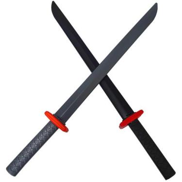 Imagem de Kit 2 Espadas Grande Infantil de 64cm de Brinquedo - LePlastic