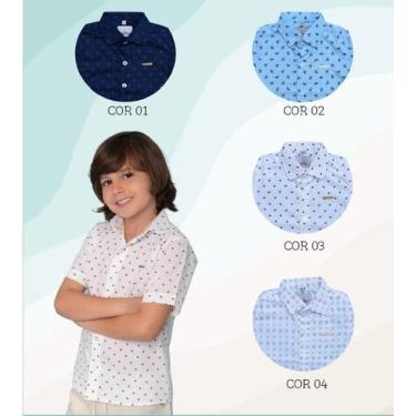 Imagem de Camisa Manga Curta Estampada Infantil e Juvenil COR 1 - ALFA, Cor 1, 1