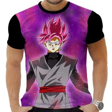Imagem de Camiseta Camisa Personalizada Anime Clássico Dragon Ball Goku Black 19
