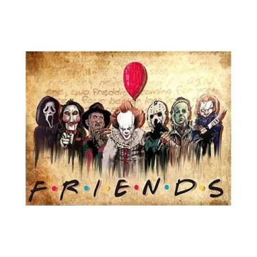 Imagem de Personagens Clássicos De Filmes De Terror Pintura Em Diamante DIY Arte