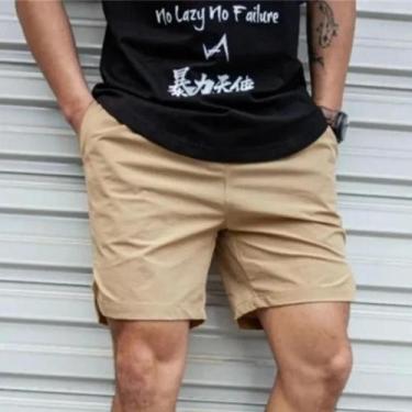 Imagem de Bermuda Masculina Leve De Secagem Rápida Para Corrida E Fitness, Calça