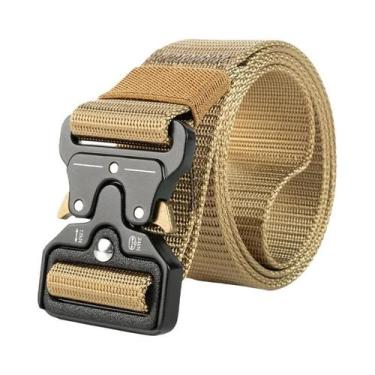 Imagem de Cinto Tático Masculino Com Fivela Simétrica De Liberação Rápida Em Fib