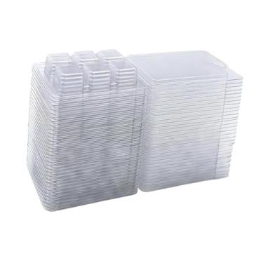Imagem de Esquirla Conjunto de 30 recipientes transparentes para cera derretida, ideais para projetos de artesanato e presentes.
