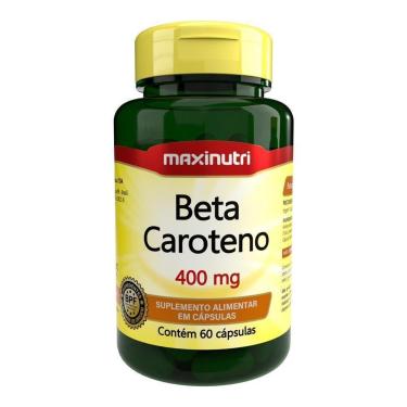 Imagem de Beta Caroteno 400mg 60 Cápsulas Maxinutri-Unissex