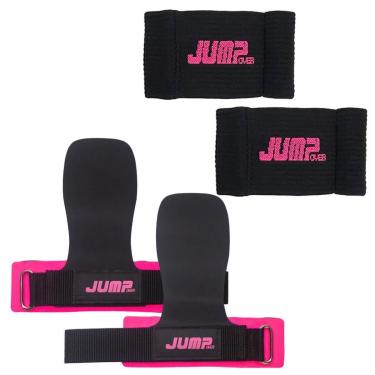 Imagem de Kit Hand Grip Evolution + Munhequeira Canelada - Jump Over-Unissex