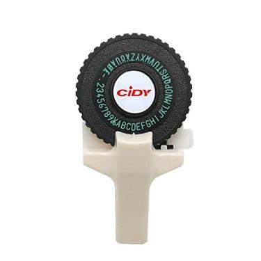 Imagem de Marcador de Etiquetas Manual Portátil DIY Gravador em 3D Máquina Escrever com Fitas Etiqueta PVC Plástico 9mm Letreiro