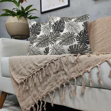 Imagem de Kit Manta Para Sofá Caramelo + 2 Capas De Almofada Com Zíper Cor:04 - 