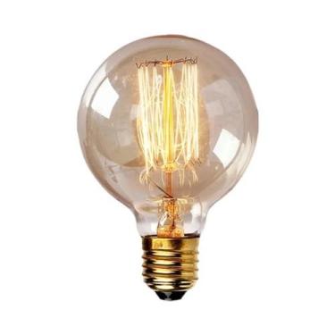 Imagem de Lâmpadas Retro Edison E27 220V 40W ST64 G80 G95 T10 T45 T185 A19 A60 L