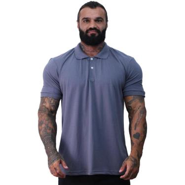 Imagem de Camisa Gola Polo Masculina Malha Piquet 50% Algodão 50% Poliéster Penteado Rentex MXD Conceito-Masculino