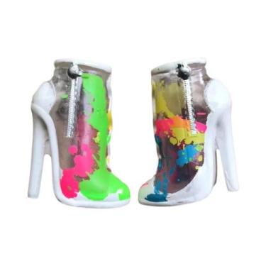 Imagem de Sapatos De Patinação Coloridos Em Escala 1/6 Para Bonecas LOL, Sandáli