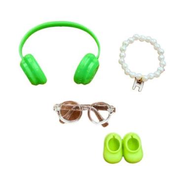 Imagem de Conjunto De Acessórios Para Boneca Labubu 4.0 Série Love: Fone De Ouvi