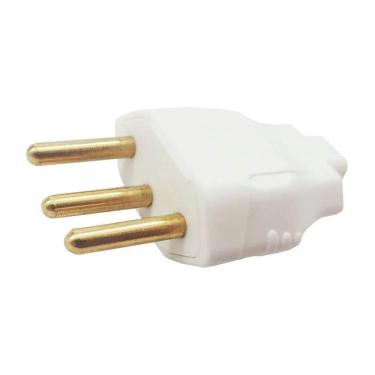 Imagem de Plugue Macho 2p+t 10a Alumbra - Branco