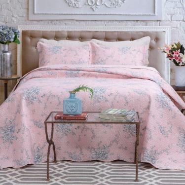 Imagem de Kit Cobre Leito Colcha King Boutex Dupla Face Monaco 100% Poliéster