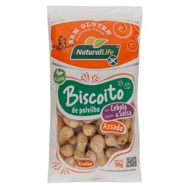 Imagem de Biscoito de Polvilho Sabor Cebola e Salsa Vegano Natural Life 84g