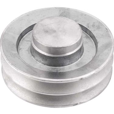 Imagem de Polia Alumínio 140mm 2 Canais Perfil B Vonder