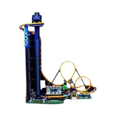 Imagem de Conjunto De Blocos De Montar Montanha-Russa Para Crianças 3756 Peças B