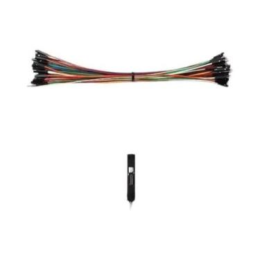 Imagem de Fio Jumper Dupont De 40 Pinos 20cm Macho Para Macho, Fêmea Para Macho,