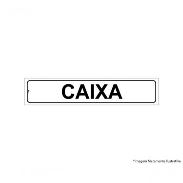 Imagem de Placa Sinal.Pvc 05X25Cm Caixa Ref2255