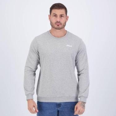 Imagem de Moletom Fila Confort Classic Cinza-Masculino