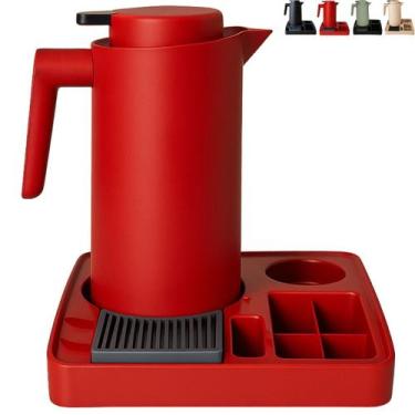 Imagem de Kit Garrafa Térmica 1L VerCelli com Bandeja Cantinho Café Organizadora