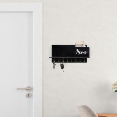 Imagem de Multiuso Porta Chaves Home Pendurado Decorativo MDF - JABB