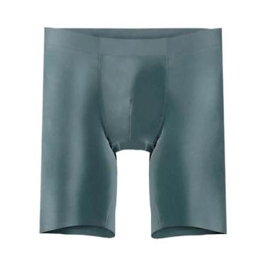 Imagem de Cuecas Boxer Esportivas Masculinas De Modal Tamanho Grande Sem Costura