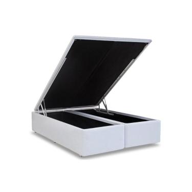 Imagem de Cama Box Baú Universal Queen Courano White (158x198x35) - Ortobom