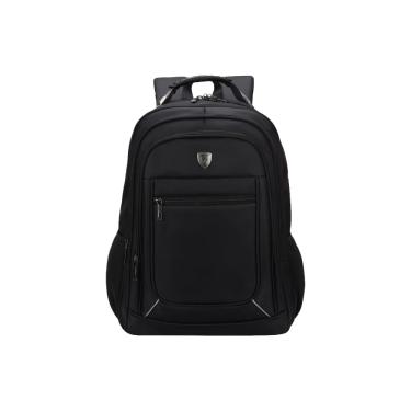 Imagem de Mochila Spartan Preta Com Cabo de Aço