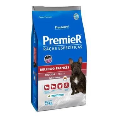 Imagem de Ração Premier Bulldog Francês Adultos Sabor Frango 7,5Kg
