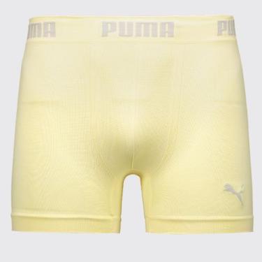 Imagem de Cueca Boxer Puma Sem Costura Amarela, G