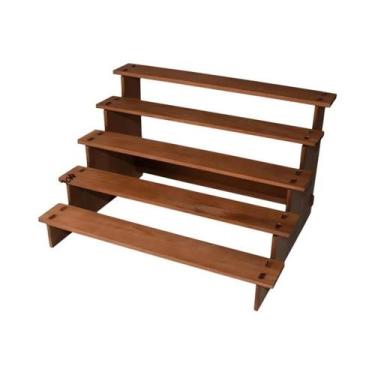 Imagem de Suporte De Exibição De Joias Vintage Em Madeira, Organizador Multifunc