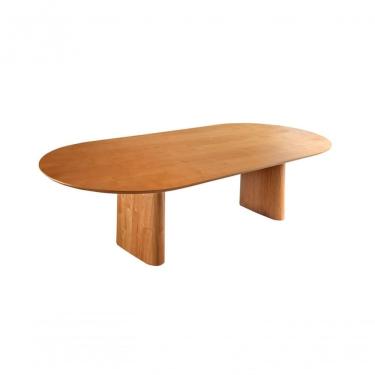 Imagem de Mesa De Jantar Oval Laminada 2,20x1,10m Tália Requinte Salas