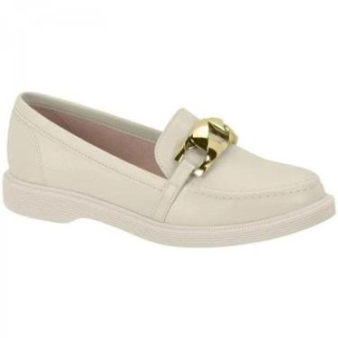 Imagem de Mocassim Moleca 5666.110.35312 Branco-Feminino