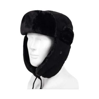Imagem de Chapéu Bomber de Inverno Unissex com Aba para Orelha - Quente e Ideal 