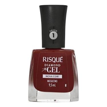 Imagem de Esmalte Cremoso Risqué Diamond Gel Nova Cor Mocaccino 9,5ml - 118