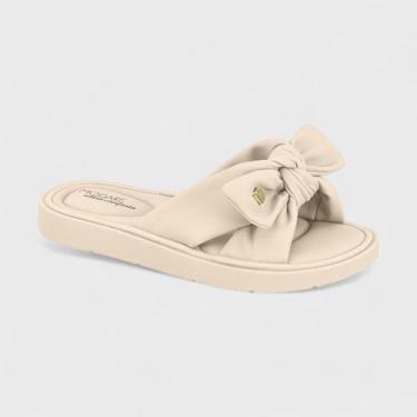 Imagem de Tamanco Modare Slide Feminino 7208.101, Creme, 37
