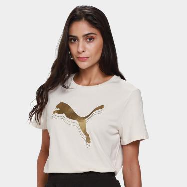 Imagem de Camiseta Puma Metallic Feminina-Feminino