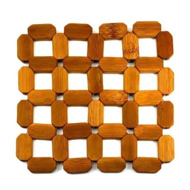 Imagem de Descanso de Panela Quadrado em Bambu - DLS