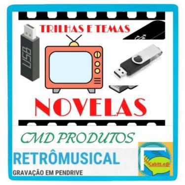 Imagem de Pen drive 8gb com Músicas = Trilha Sonora Novelas (mp3) - Multilaser