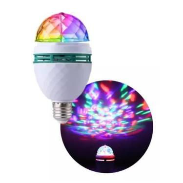 Imagem de Lampada Led Rgb Colorida Festa Giratória Globo - Ecoo