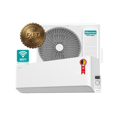 Imagem de Ar Condicionado Split Inverter 9000 BTUs Quente e Frio Hisense HiWall WiFi Hi Nano Alta...