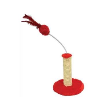 Imagem de Arranhador redondo para gato filhote  - Wi Master, Vermelho