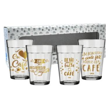 Imagem de Copo Americano Kit Com 4 Unidades 190ml - Simas
