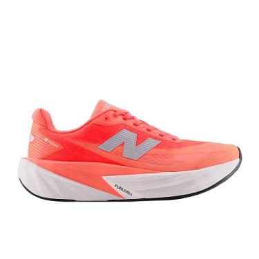 Imagem de Tênis New Balance Fuelcell Rebel V5, Coral, Bco, Refletivo, 37