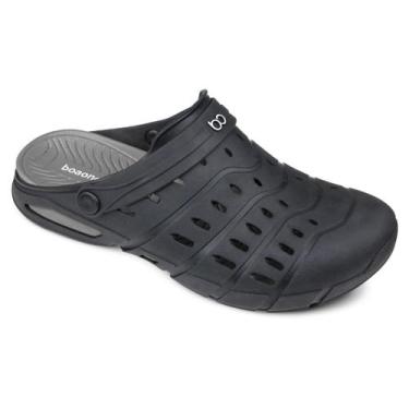 Imagem de Sandália Babuche Masculina Ravi Boa Onda 2246, Preto, Grafite, 40