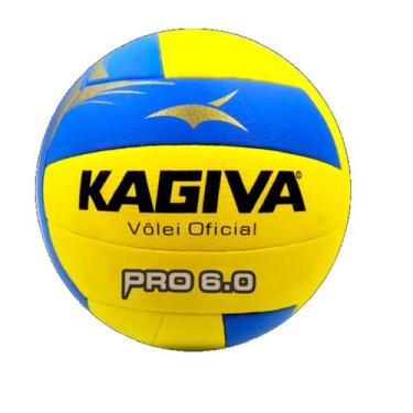 Imagem de Bola Kagiva Voleibol PRO 6.0 PVC Tecnofusion - Ref 0092, UNICO, Cores 
