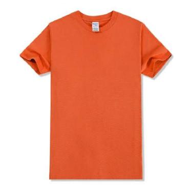 Imagem de Camiseta básica de academia tamanho M - Marly modas, Laranja