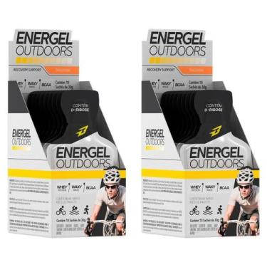 Imagem de Kit 2X Energel Outdoors - 10 Unidades Tangerina - BodyAction - Body Ac