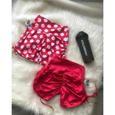 Imagem de Shots empina Bumbum - Efashion, Vermelho com bolinha, M 
